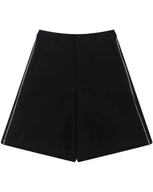Comme des Garçons Zip-Detail Bermuda Shorts - Black