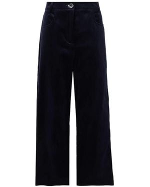 Violante Nessi Corduroy Wide-Leg Trousers - Blue