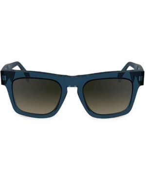 Paul Smith Kramer Sonnenbrille Mit Eckigem Gestell - Schwarz