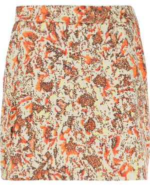 Ambush Floral Jacquard Mini Skirt - Multicolor