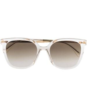 Mykita Transparent Square-Frame Sunglasses - White