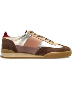 Paul Smith Dover Metallic-Panel Trainers - Brown