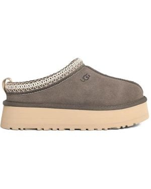 UGG Tazz Ii Braided-Trim Mules - Grey