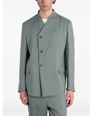 Costumein Arnaldo Asymmetric-Fastening Blazer - Grey