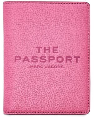 Marc Jacobs The Leather Passport Case - Pink