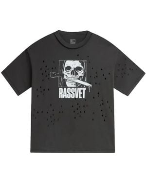 Rassvet (PACCBET) Slasher Graphic-Print T-Shirt - Black