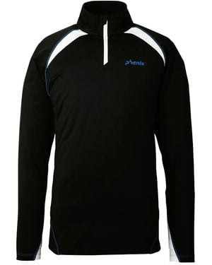 Phenix Pull Zippé À Empiècements - Noir