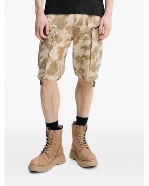 G-Star Camouflage Cargo Shorts - Natural