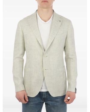 Tagliatore Single-Breasted Blazer - Natural