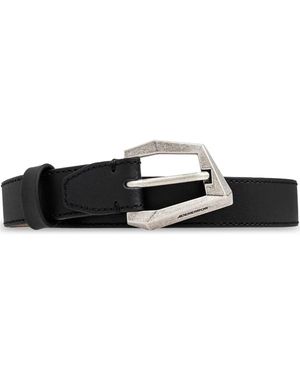 Adererror Leather Belt - Black