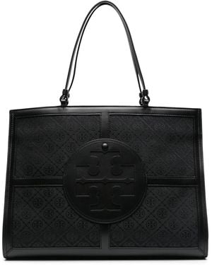 Tory Burch Ella Quadrant ハンドバッグ - ブラック