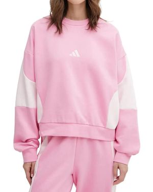 adidas Colorblock Logo Tracksuit - Pink