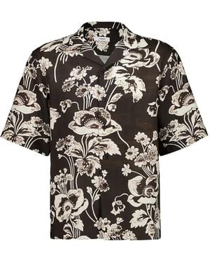 Commas Chemise Imprimée - Black