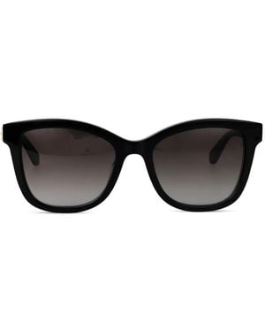 Ferragamo Eyewear Gancini Square-Frame Sunglasses - Black