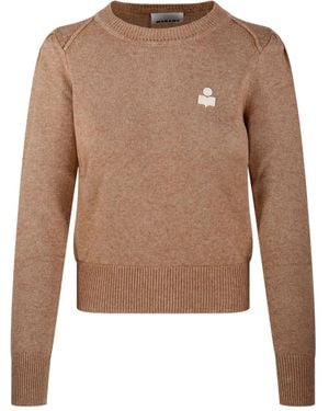 Isabel Marant Pullover mit rundem Ausschnitt - Braun