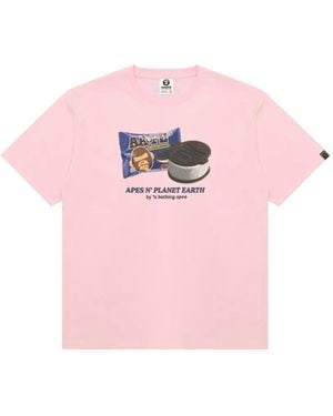 Aape By A Bathing Ape T-Shirt À Imprimé Graphique - Pink
