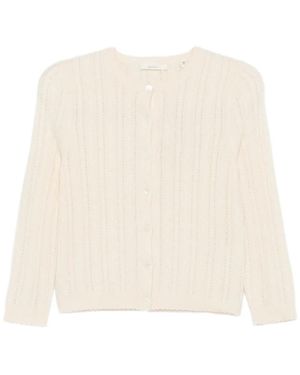 Doen Danae Kabelgebreid Vest - Naturel