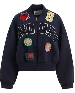 Essentiel Antwerp Snoopy Bomber Jacket - Blue