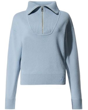 Perfect Moment ハーフジップ トップ - ブルー