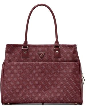 Guess Shopper mit Monogramm - Lila