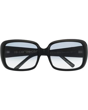 10 Corso Como Sonnenbrille Mit Eckigem Gestell - Schwarz