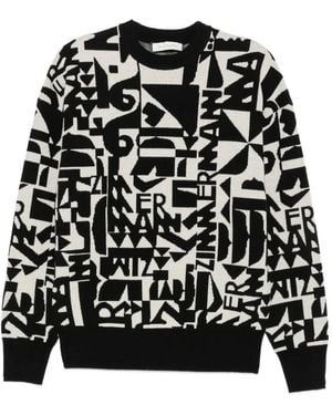 Zimmermann Jersey Con Logo En Intarsia - Negro