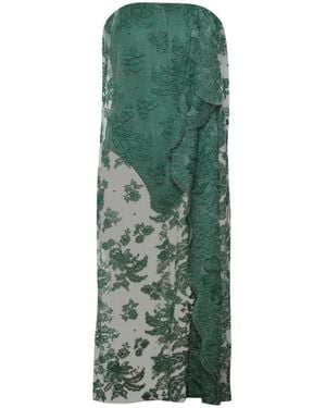 Christopher Esber Floating Lace Dress - Green