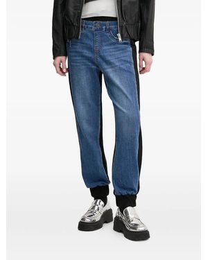 Desigual Straight-Leg Track Pants - Blue