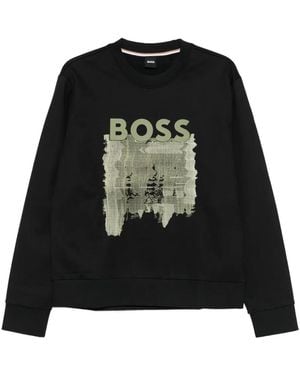 BOSS Felpa - Nero