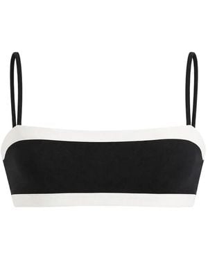 BOUND Fosca Reversible Bikini Top - Black