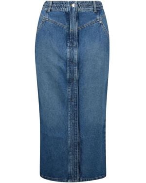 IRO Midck aus Denim - Blau