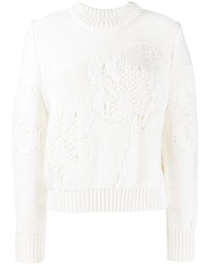 Cecilie Bahnsen Maglione Traforato - Bianco