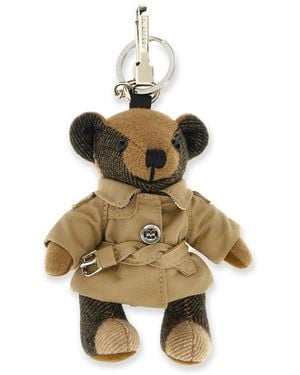 Burberry Orsetto Thomas Keyring - Metallic