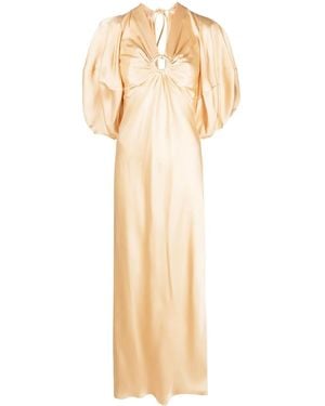 Stella McCartney Abito Con Scollo A V - Neutro
