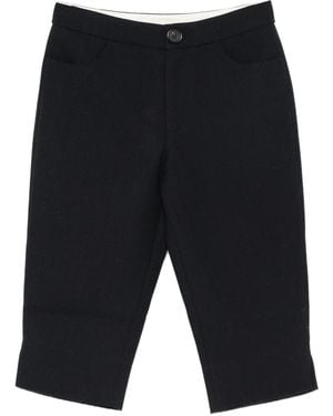 ShuShu/Tong Capri Cropped Trousers - Blue