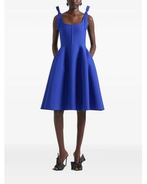 Givenchy Bow-Detail Midi Dress - Blue