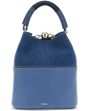 Furla Borsa A Secchiello Sfera Piccola - Blu
