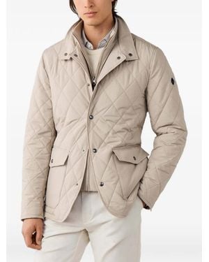 Hackett Gesteppte Paddoc Jacke - Natur