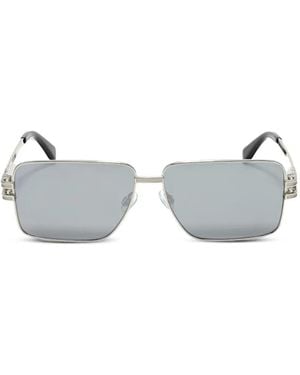 Palm Angels Imperial Rectangle-Frame Sunglasses - White