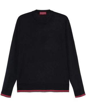 Gucci Marineblauer Wollpullover