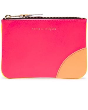 Comme des Garçons Super Fluo Leather Line Pouch Accessories - Pink