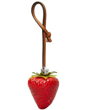 Tory Burch Strawberry Bag Charm - Red