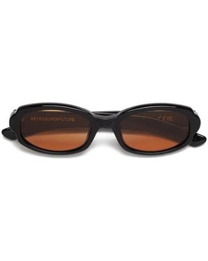 Retrosuperfuture Oval-Frame Sunglasses - White