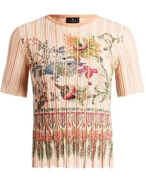 Etro Polyester Cotton Viscose Jersey - White