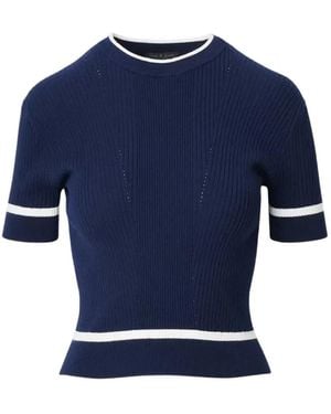 Rag & Bone Kassy T-Shirt - Blue