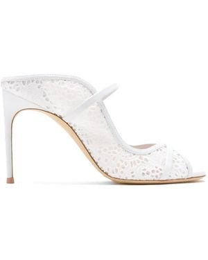 Malone Souliers Noah Heeled Sandals - White
