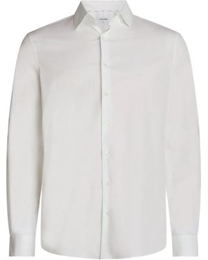 Calvin Klein ロングスリーブ シャツ - ホワイト