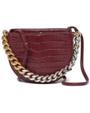Stella McCartney Frayme ショルダーバッグ S - パープル