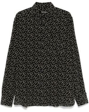 Tom Ford Fluid Silk Shirt For - Black