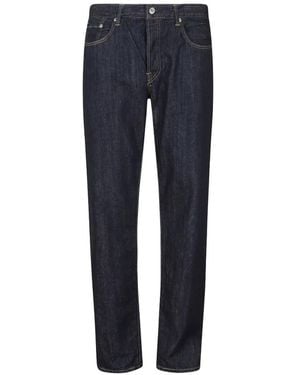Edwin Contrast-Stitch Jeans - Blue